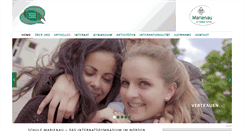 Desktop Screenshot of marienau.com